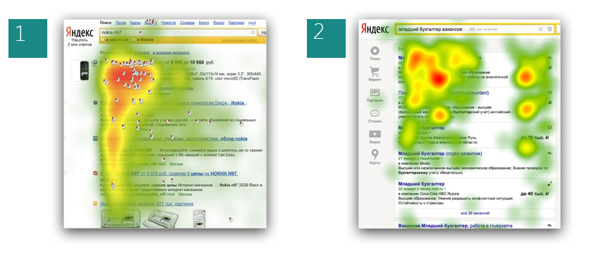 Тепловая карта yandex