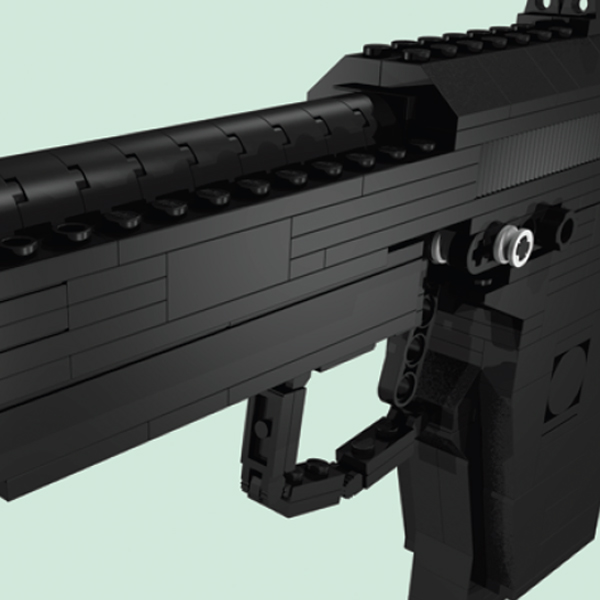 LEGO, пистолет, оружие, Соберите собственный невероятно реалистичный пистолет из LEGO 