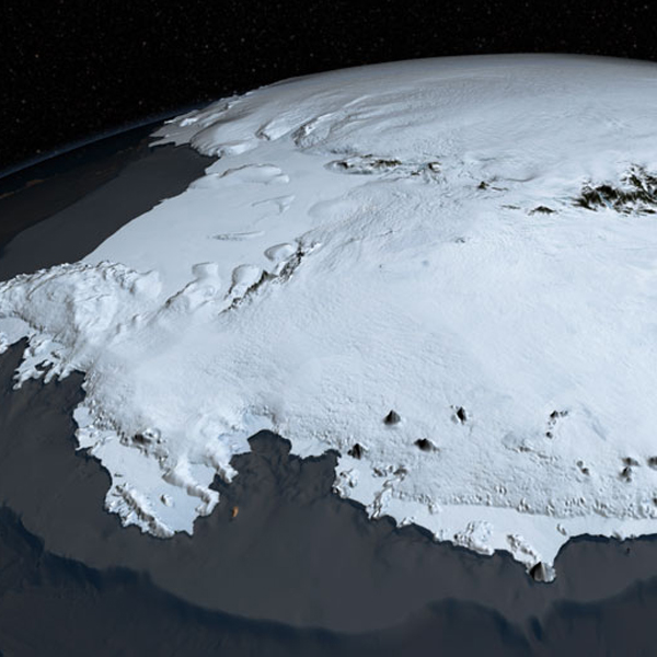 География, Антарктида, визуализация, Горы Антарктиды зафиксированы на сверхточной карте