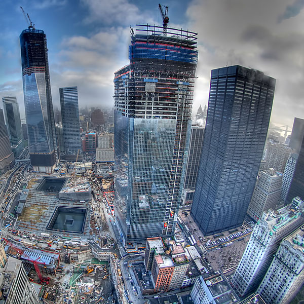 строительство, Как строили Всемирный торговый центр