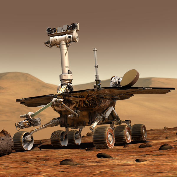 Opportunity, Марс, Ученые не знают, как объяснить появление камня на снимках с марсохода