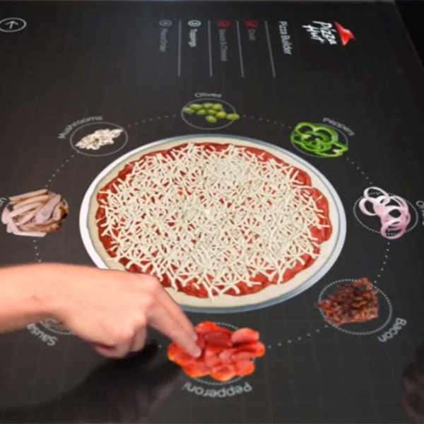 концепт,пицца, Концепт интерактивного стола по созданию пиццы