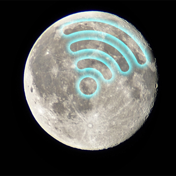Луна, NASA, Wi-Fi, На Луне будет развернут Wi-Fi