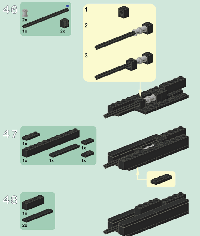 Lego пистолет схема